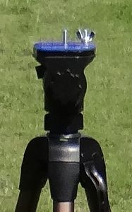 Image of modified tripod - head.
