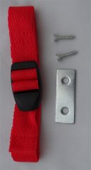 Foot-locator strap kit. Foot-locator strap kit.