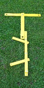Foot-locators set-up left handed, shorter draw length. Foot-locators set-up left handed, shorter draw length.