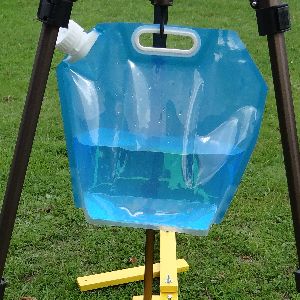 Water Carrier in use. Image of Water Carrier in use.